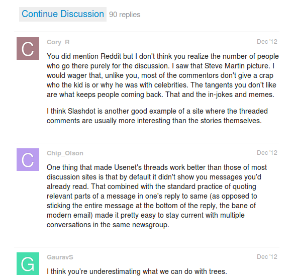 discourse comments